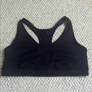 Black Racerback Sports Bra